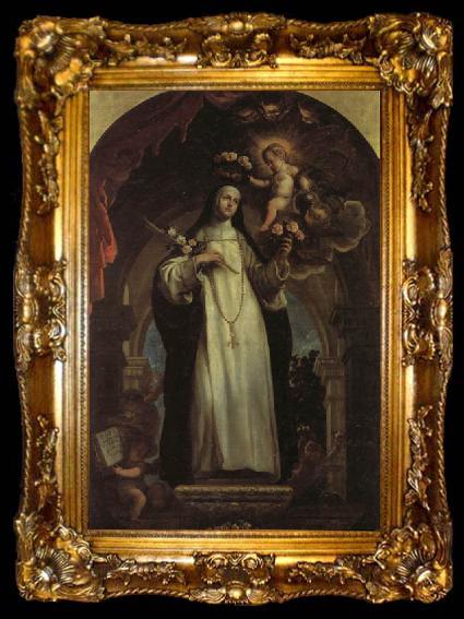 framed  COELLO, Claudio St.Rose of Lima, ta009-2